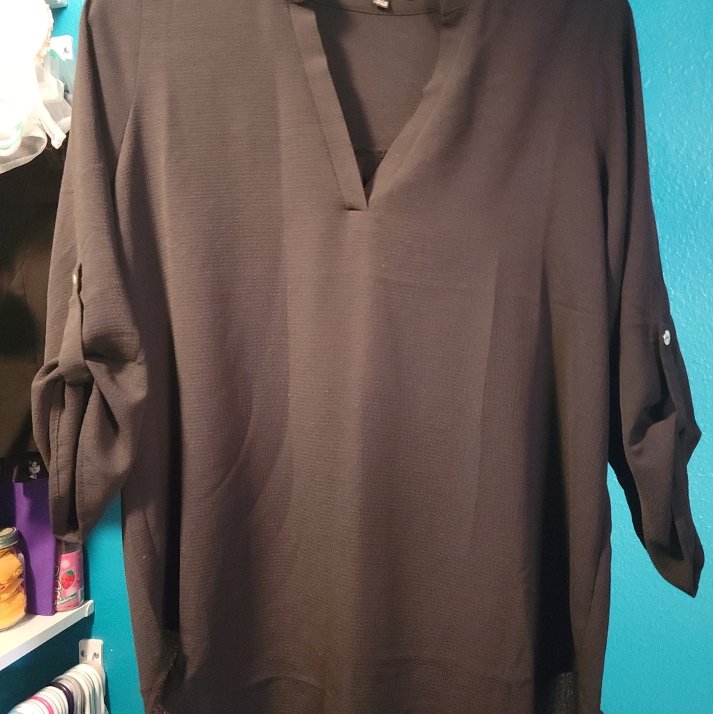 Brand:papermoon. Size: medium. Color:black with gold buttons